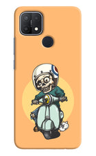 Undead Biker Oppo A15/A15s Hard Case Back Cover by Casekaro