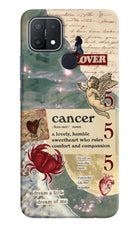 Cancer Zodiac Oppo A15/A15s Hard Case Back Cover by Casekaro