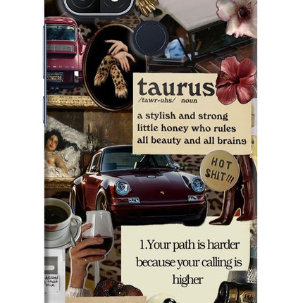 Taurus Zodiac Oppo A15/A15s Hard Case Back Cover by Casekaro
