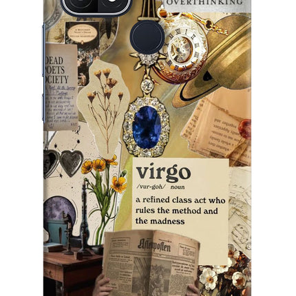 Virgo Zodiac Oppo A15/A15s Hard Case Back Cover by Casekaro
