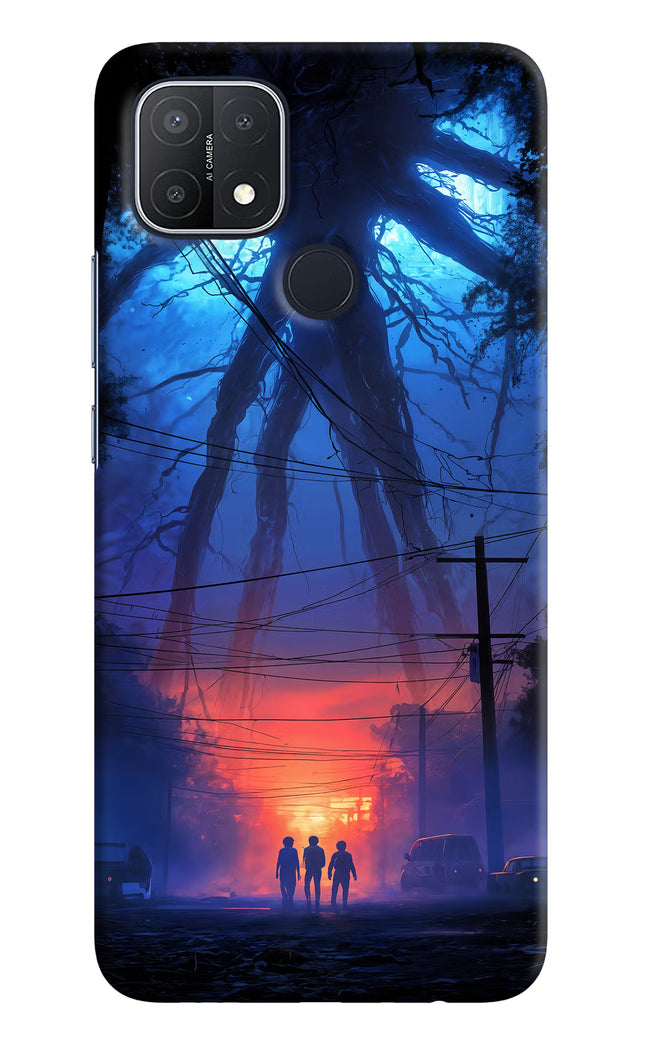 Ordinary Things Shadow Oppo A15/A15s Hard Case Back Cover by Casekaro