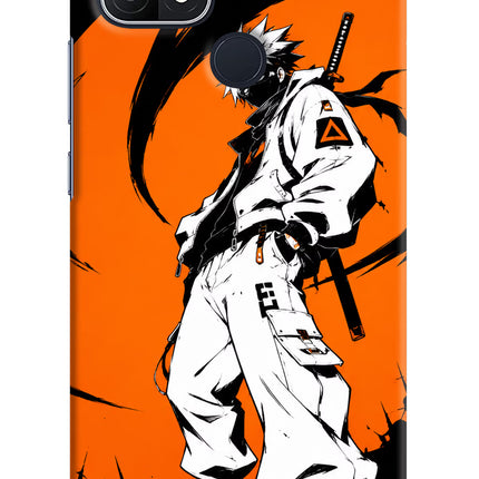 Street Samurai  Oppo A15/A15s Hard Case Back Cover by Casekaro