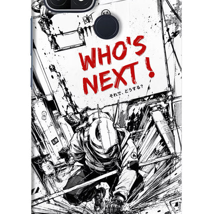 Who's Next Oppo A15/A15s Hard Case Back Cover by Casekaro
