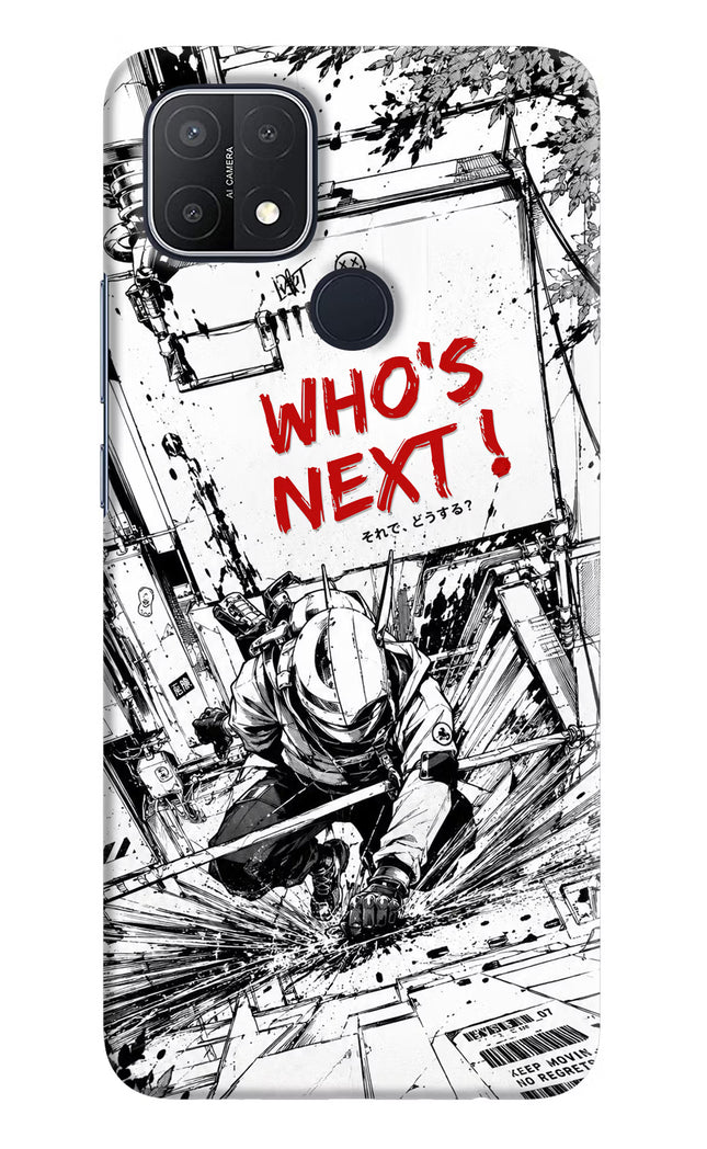 Who's Next Oppo A15/A15s Hard Case Back Cover by Casekaro