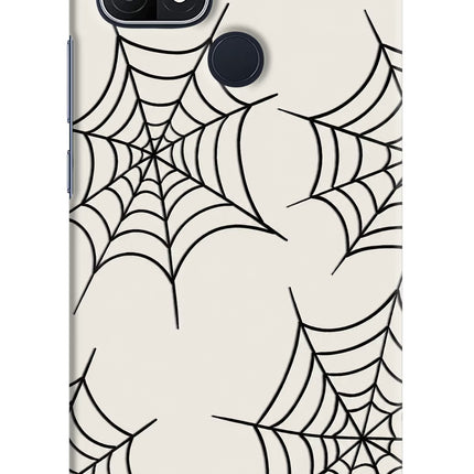 Spider Web Oppo A15/A15s Hard Case Back Cover by Casekaro