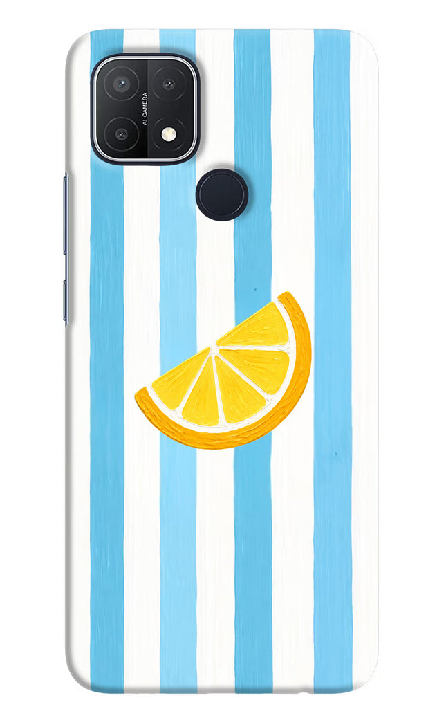 Summer Lemon Oppo A15/A15s Hard Case Back Cover by Casekaro