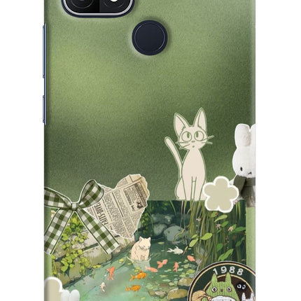 Aesthetic anime Oppo A15/A15s Hard Case Back Cover by Casekaro