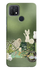 Aesthetic anime Oppo A15/A15s Hard Case Back Cover by Casekaro