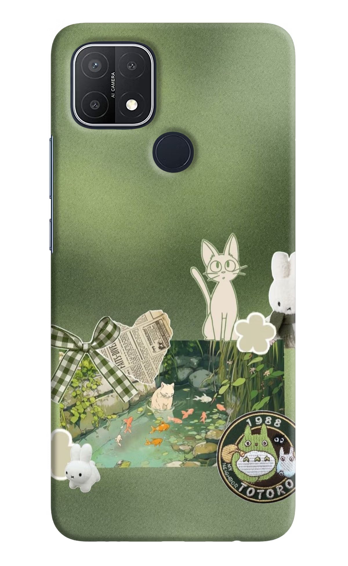 Aesthetic anime Oppo A15/A15s Back Cover