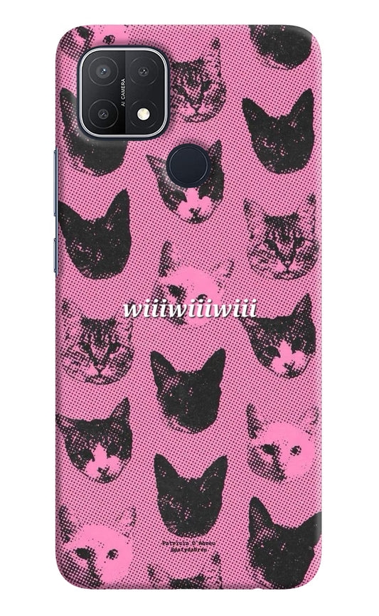 Pink Cats Oppo A15/A15s Back Cover