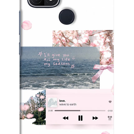 Wave to earth Oppo A15/A15s Hard Case Back Cover by Casekaro