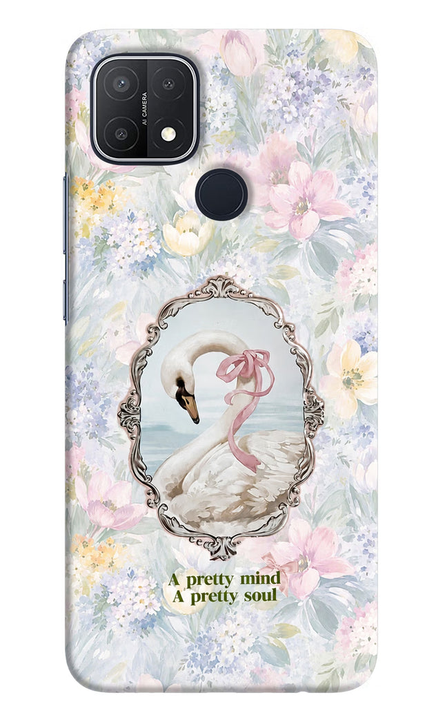 Pretty Mind Pretty Soul Oppo A15/A15s Hard Case Back Cover by Casekaro