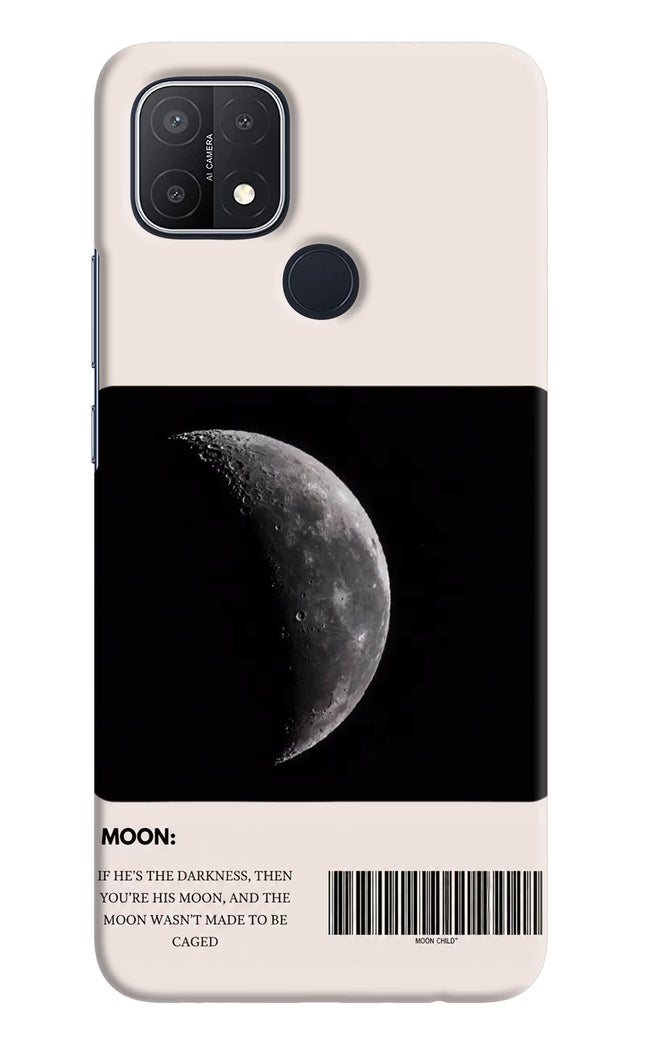 Moon Phase Oppo A15/A15s Hard Case Back Cover by Casekaro