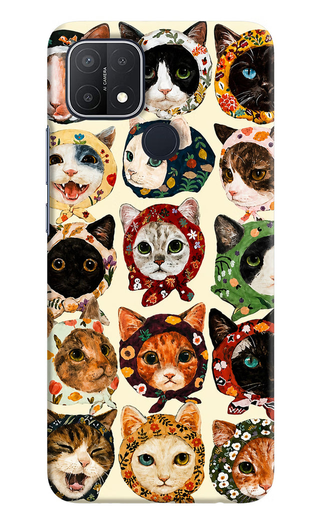 Cool Cat Oppo A15/A15s Hard Case Back Cover by Casekaro
