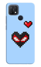 Peter Heart Oppo A15/A15s Hard Case Back Cover by Casekaro