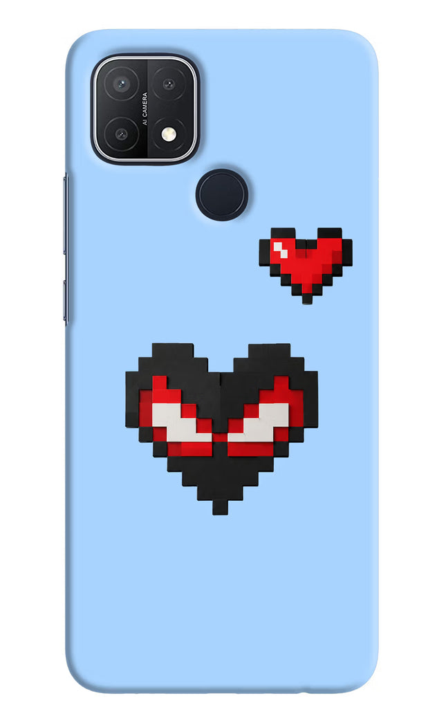 Peter Heart Oppo A15/A15s Hard Case Back Cover by Casekaro