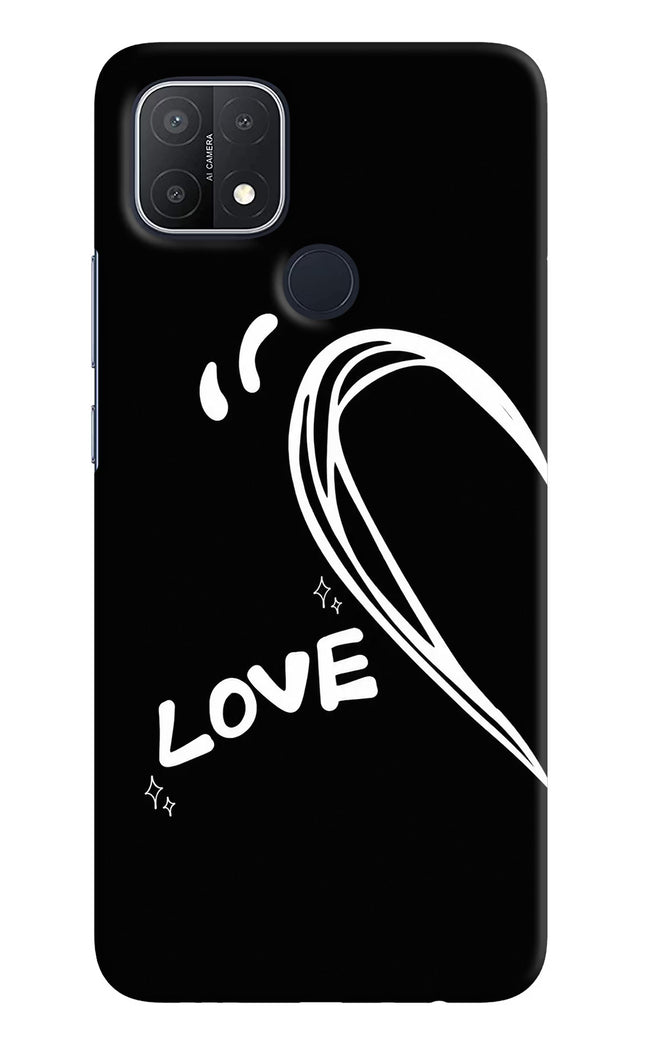 Love Line Oppo A15/A15s Hard Case Back Cover by Casekaro
