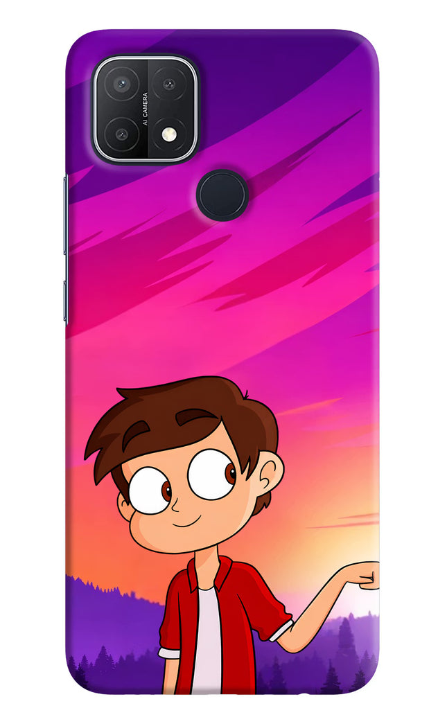 Marco Sunset Oppo A15/A15s Hard Case Back Cover by Casekaro