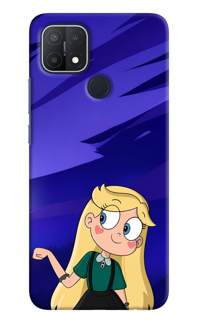 Star Glow Oppo A15/A15s Hard Case Back Cover by Casekaro
