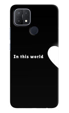 This World Oppo A15/A15s Hard Case Back Cover by Casekaro