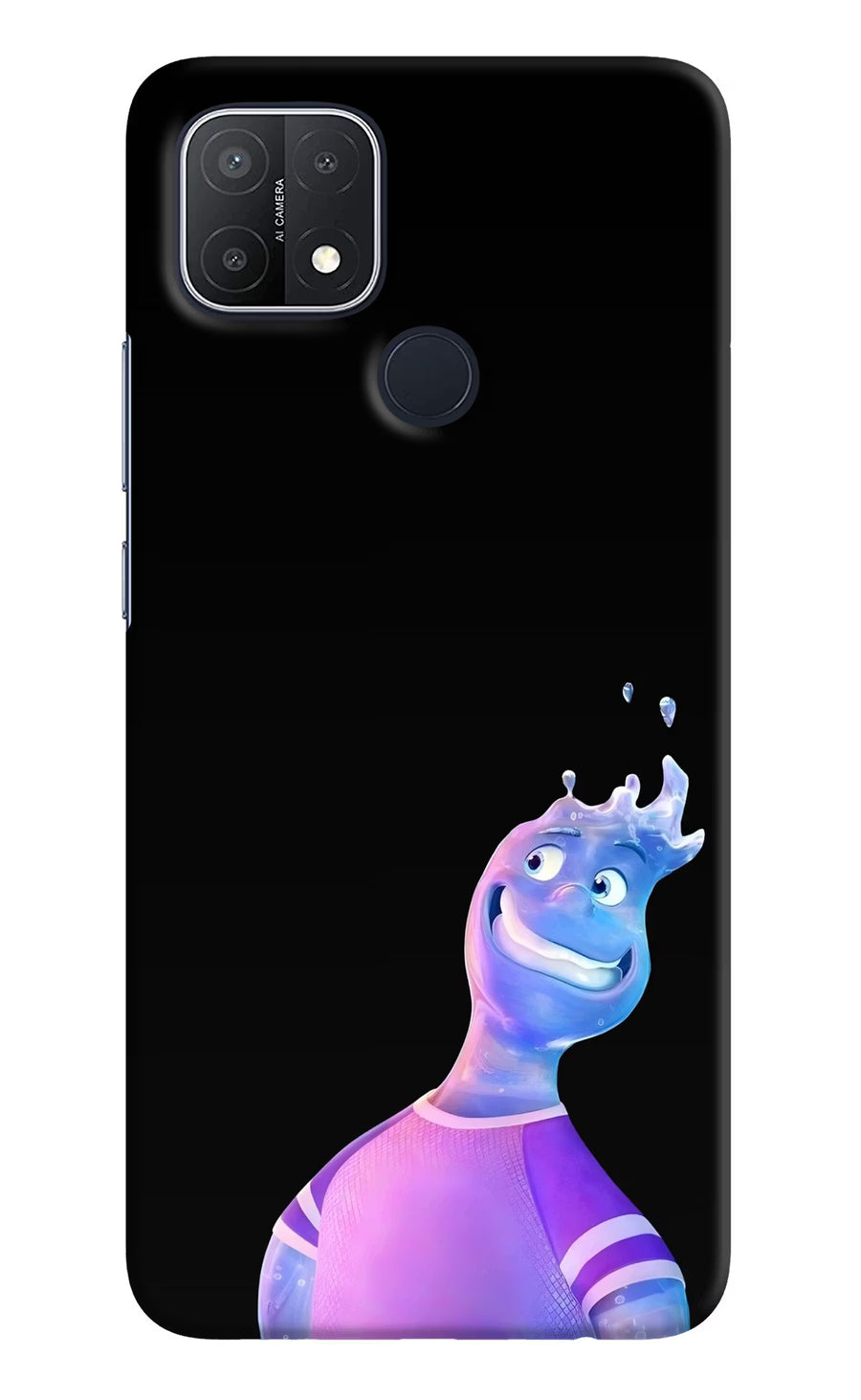 Wade Wave Oppo A15/A15s Back Cover, Hard case
