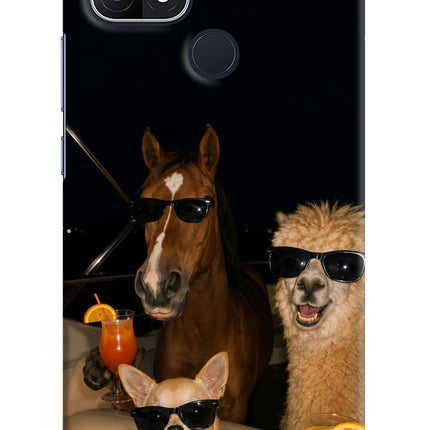 Party Squad Oppo A15/A15s Hard Case Back Cover by Casekaro
