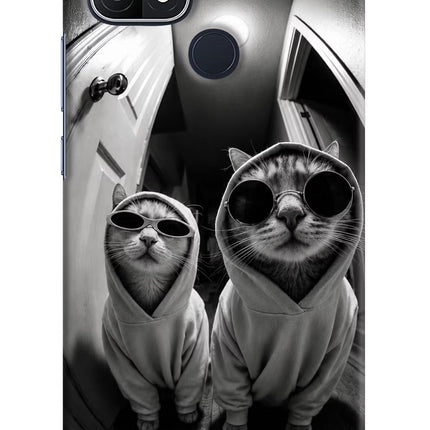 Hood Cats Oppo A15/A15s Hard Case Back Cover by Casekaro