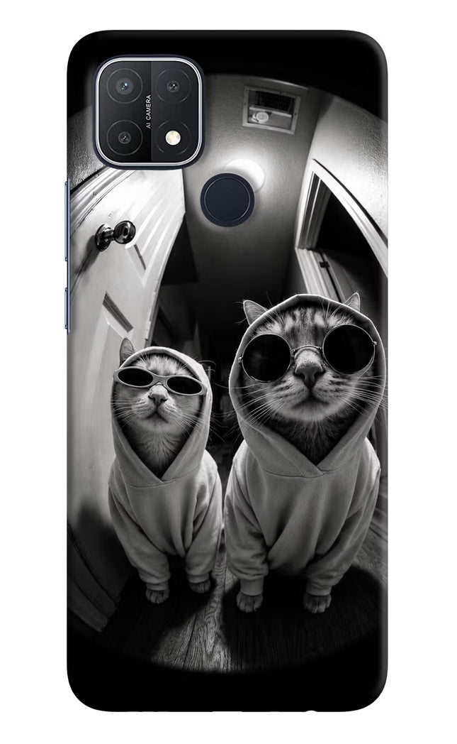 Hood Cats Oppo A15/A15s Hard Case Back Cover by Casekaro