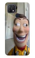 Side Eye Woody Oppo A15/A15s Hard Case Back Cover by Casekaro