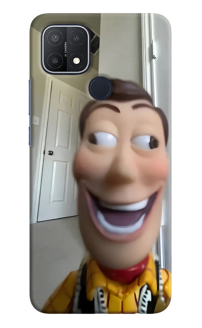 Side Eye Woody Oppo A15/A15s Hard Case Back Cover by Casekaro