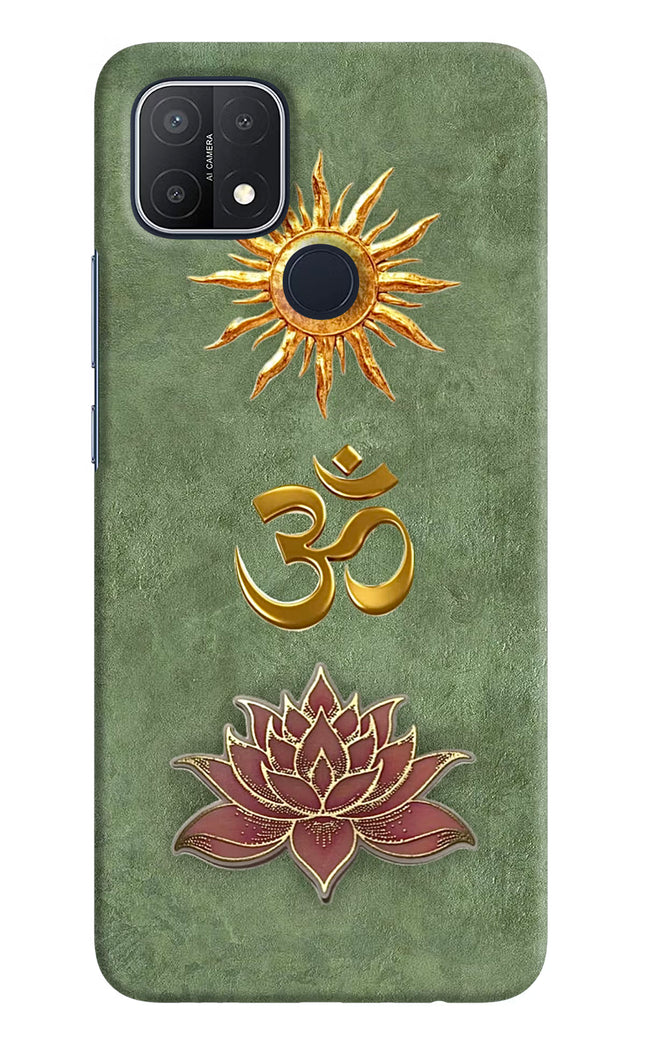 Om & Lotus Oppo A15/A15s Back Cover