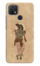 Krishna Oppo A15/A15s Hard Case Back Cover by Casekaro