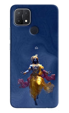 Cosmic Krishna Oppo A15/A15s Hard Case Back Cover by Casekaro