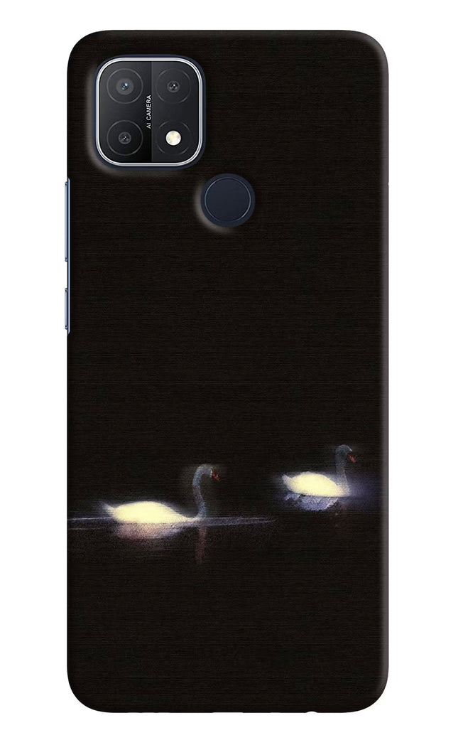Silent Swans Oppo A15/A15s Hard Case Back Cover by Casekaro
