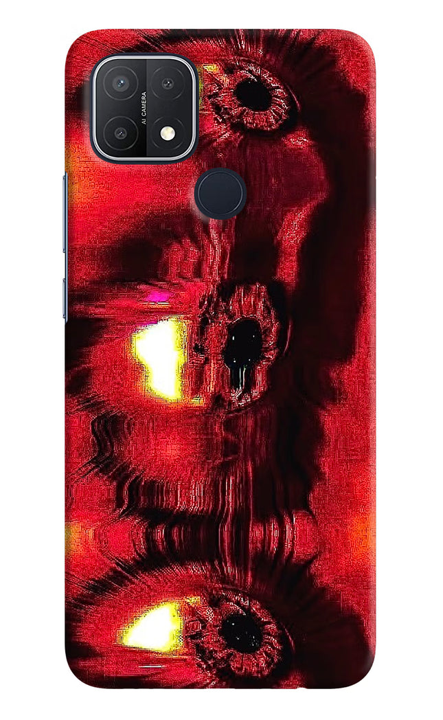 Fire Eye Oppo A15/A15s Hard Case Back Cover by Casekaro