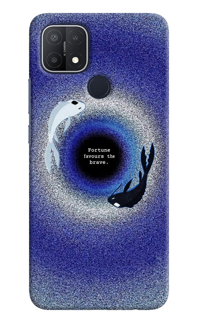 Dark Koi Oppo A15/A15s Hard Case Back Cover by Casekaro