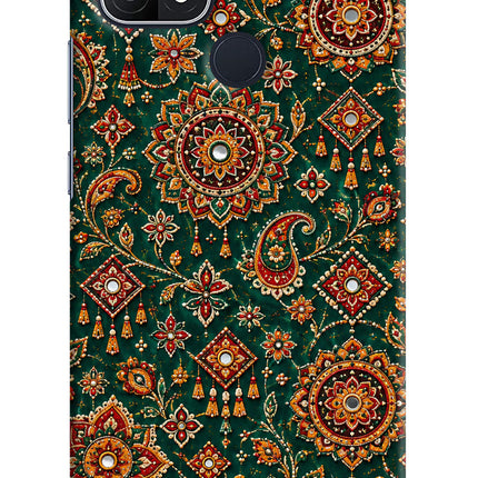 Green Pataka Oppo A15/A15s Back Cover