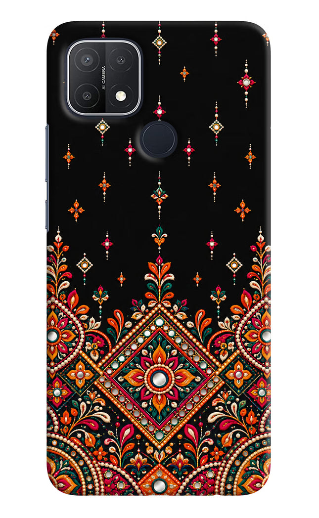 Noir Mehfil Oppo A15/A15s Hard Case Back Cover by Casekaro