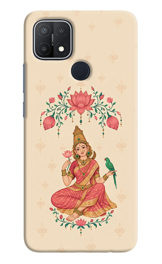 Goddess Lakshmi Oppo A15/A15s Hard Case Back Cover by Casekaro