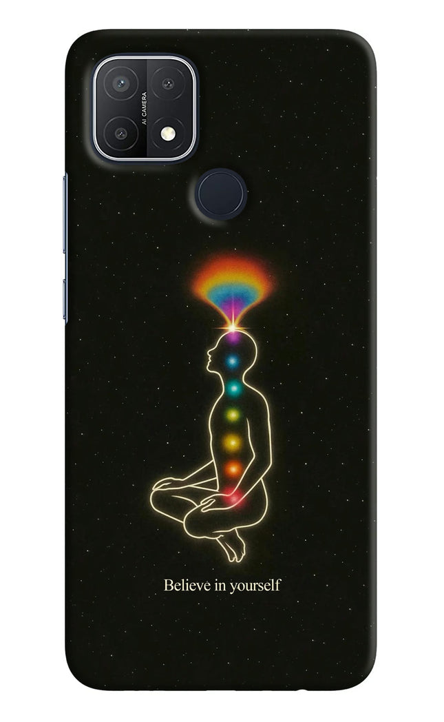 Believe in yourself Oppo A15/A15s Hard Case Back Cover by Casekaro