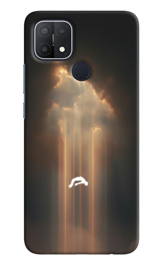 Heavenly Beam Oppo A15/A15s Hard Case Back Cover by Casekaro