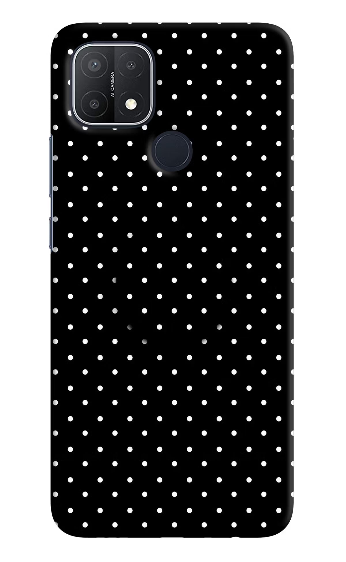 White Dots Oppo A15/A15s Pop Case by Casekaro