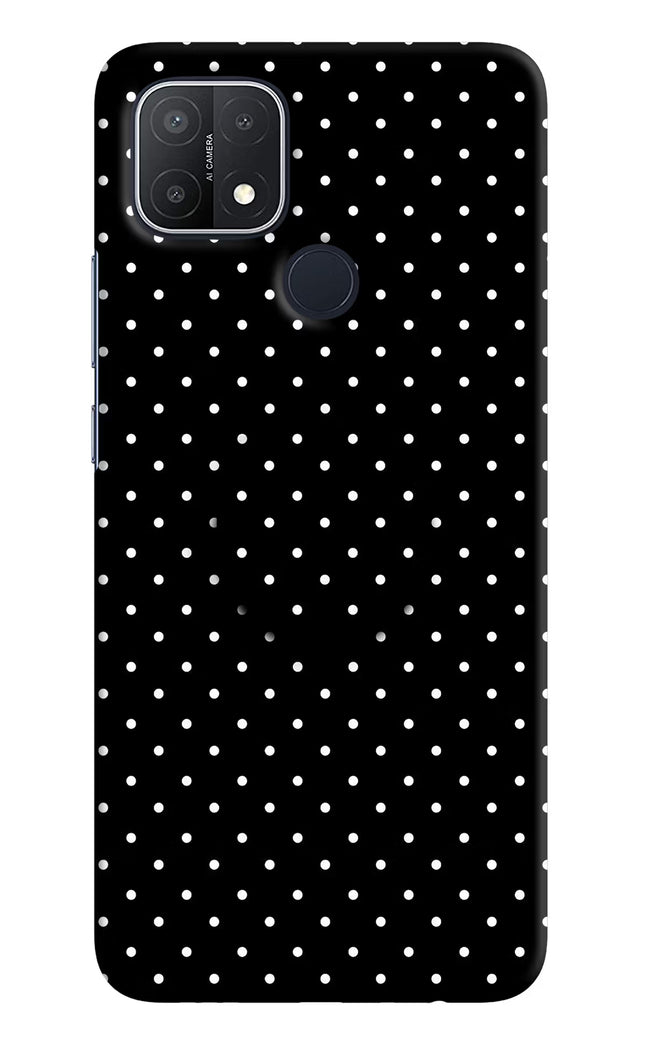 White Dots Oppo A15/A15s Pop Case by Casekaro