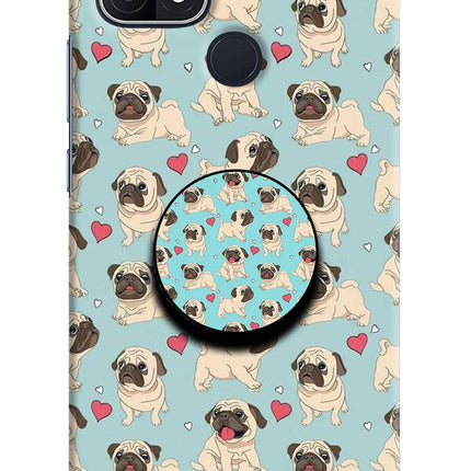 Pug Dog Oppo A15/A15s Pop Case by Casekaro