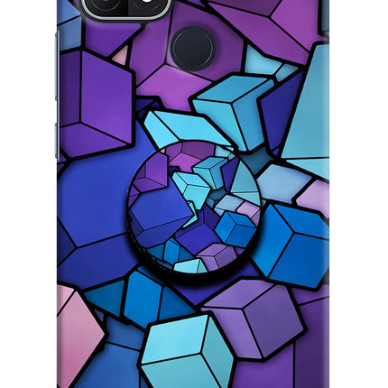 Cubic Abstract Oppo A15/A15s Pop Case by Casekaro