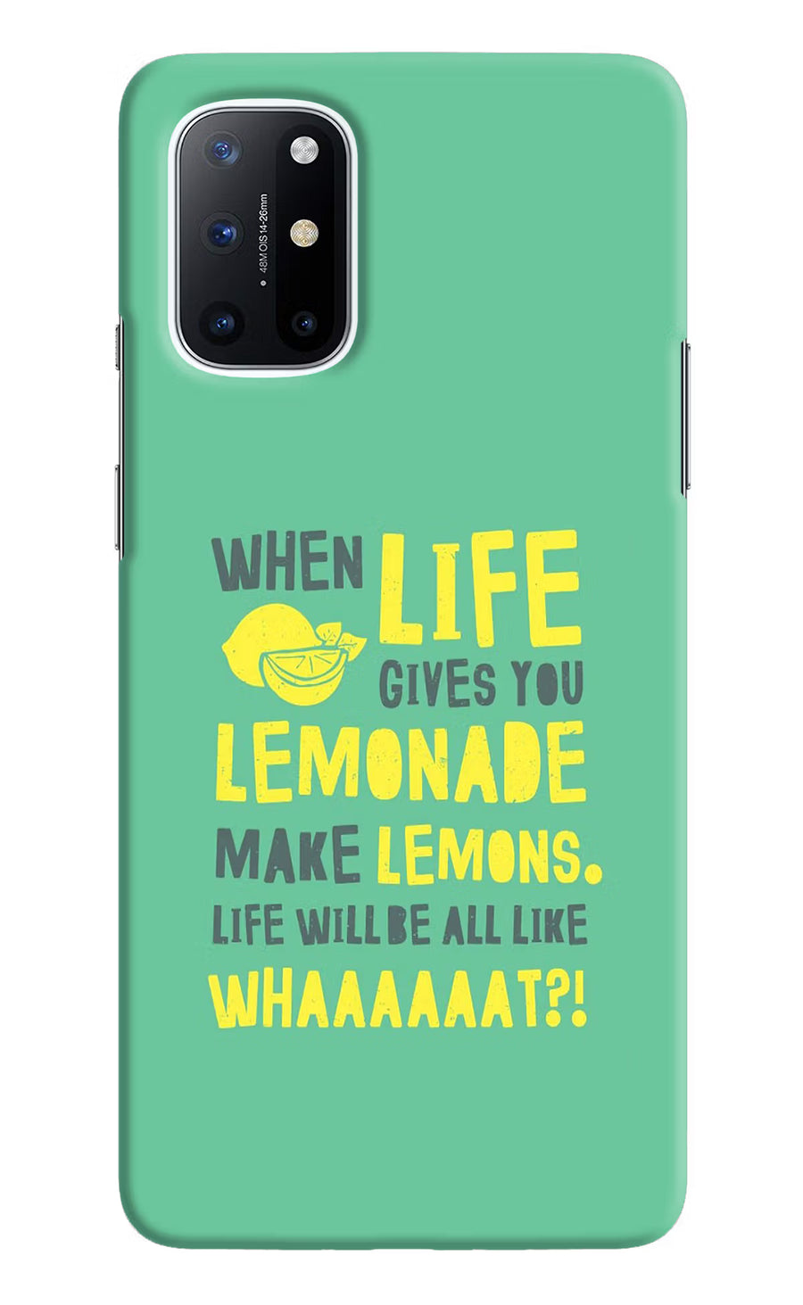 Quote Oneplus 8T Back Cover, Hard case