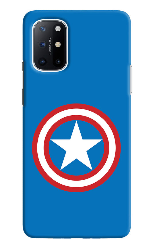 Captain America Logo Oneplus 8T Hard Case Back Cover by Casekaro