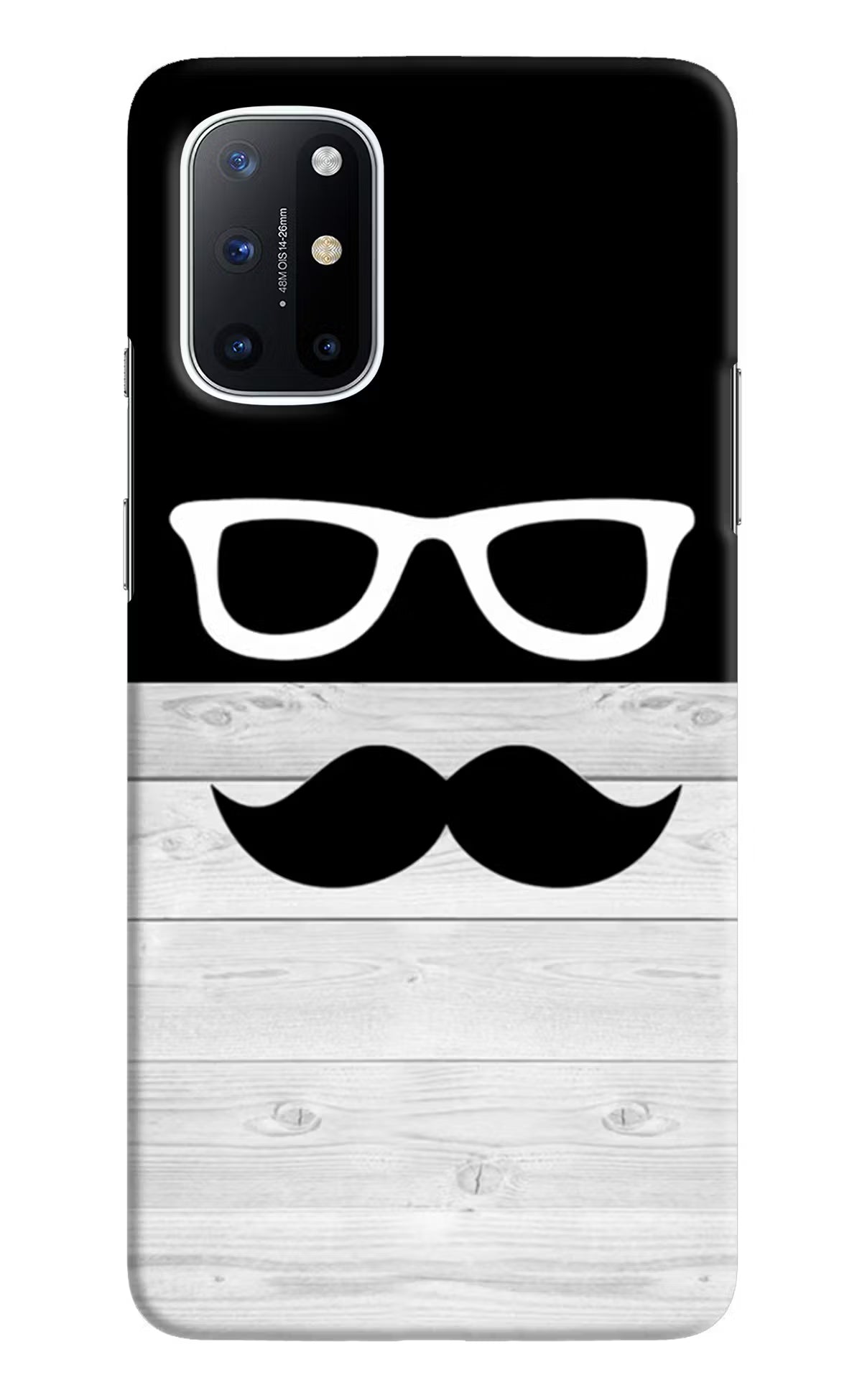 Mustache Oneplus 8T Hard Case Back Cover by Casekaro
