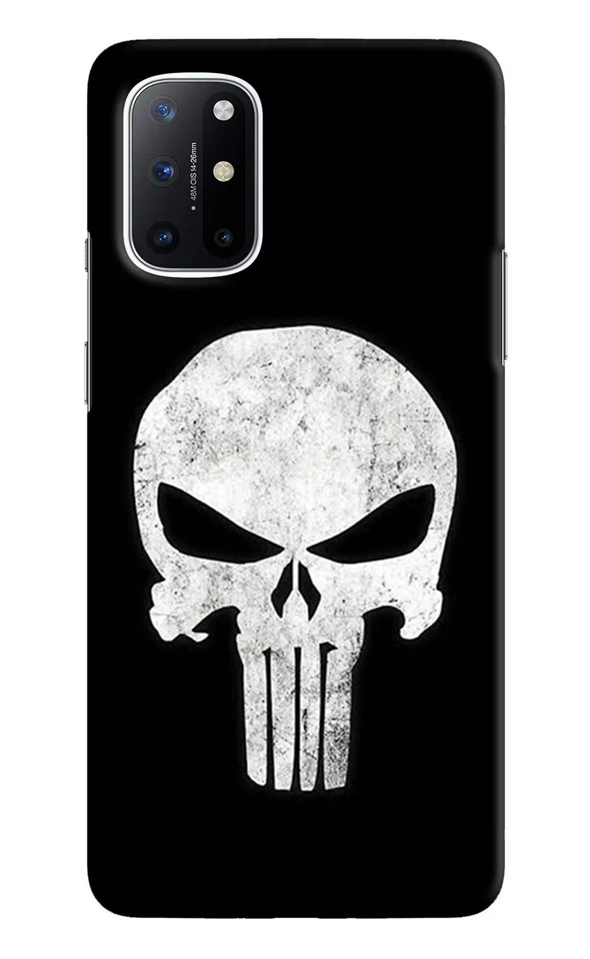 Punisher Skull Oneplus 8T Hard Case Back Cover by Casekaro