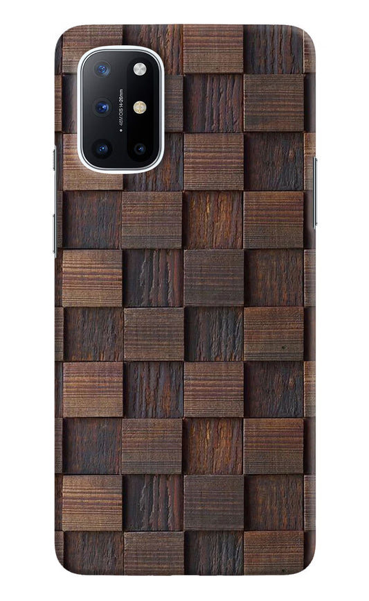 Wooden Cube Design Oneplus 8T Hard Case Back Cover by Casekaro
